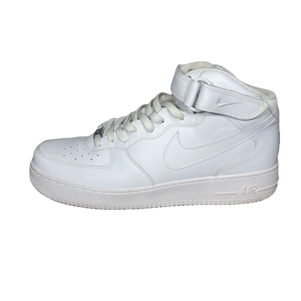 Nike Air Force 1 '07 Mid Triple White Men’s Size 13